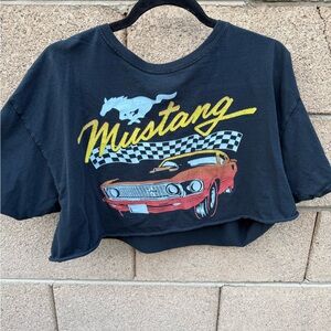 Ford Kids Black Mustang Graphic Tee